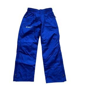 CCM Royal Blue Youth Hockey Warm Up Pants - Small / 130 cm